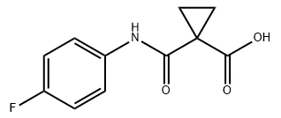 1-((4-fluorofenylo) karbamoi) CALOPROPOPANECARBOXYLIC CAS nr:849217-48-7